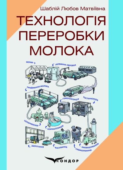 Технологія переробки молока : навчальний посібник / Шаблій Любов Матвіївна